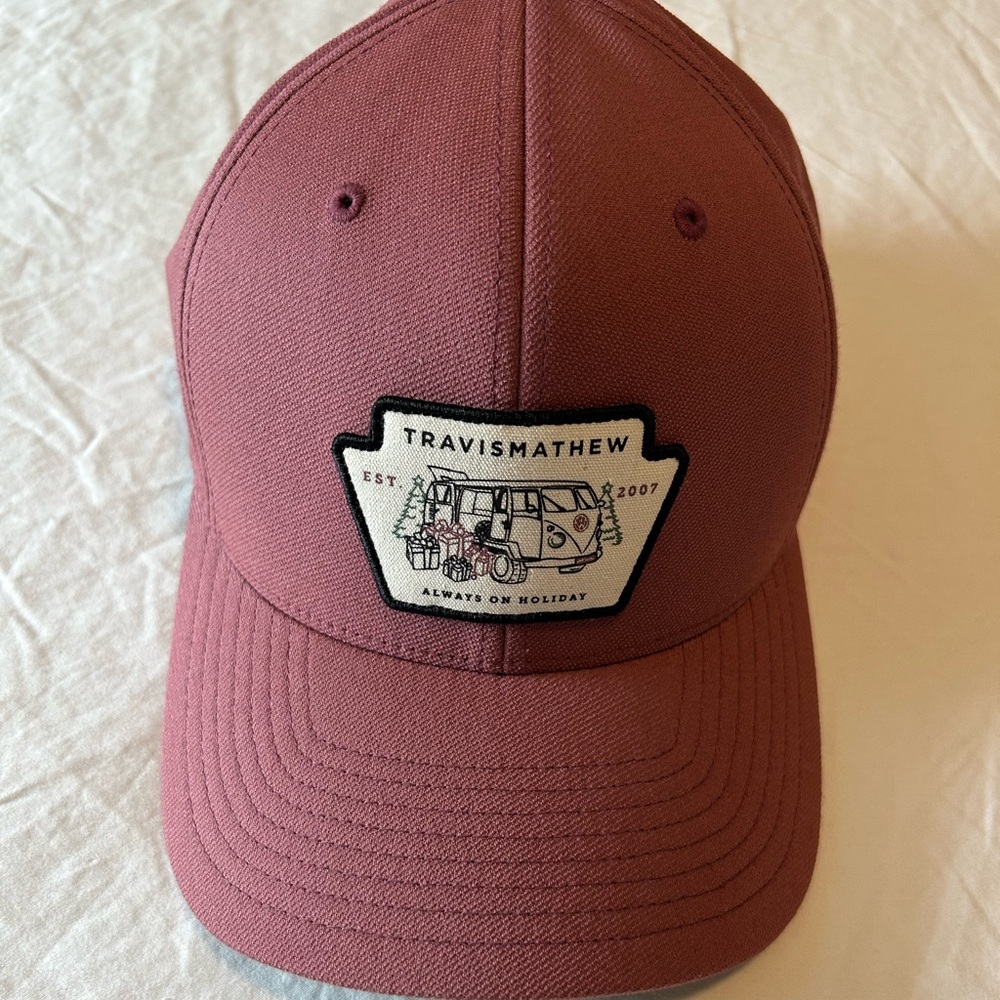 Travis Mathew Burgundy Hat